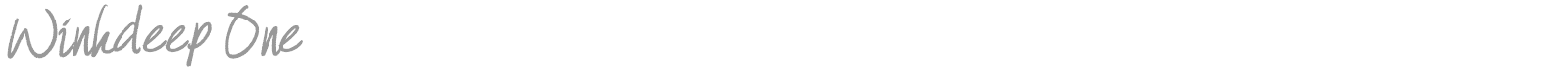 Winkdeep font preview